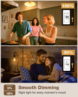 Lafoy A19 E26 Amber Light Bulbs 2200K Soft Warm, Vintage LED Edison Bulbs 60 Watt Equivalent, Dimmable Antique Old-Fashioned Style 60W Replacement, 550 Lumen Medium Base Lightbulbs, 120V 6 Pack