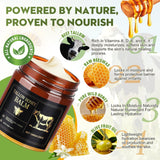 Beef Tallow for Skin,Organic Whipped Beef Tallow Face Moisturizer with Raw Honey and Beeswax,Natural Grass Fed Tallow and Honey Balm,Moisturizer for Face,Body&Sensitive Skin,Light Scented (4.23OZ)