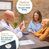 iProvèn Pro Series | Non-Touch Forehead Thermometer with Ear Function | FSA HSA Eligible | Superior Accuracy for Adults, Kids, Babies | Premium Digital Thermometer for Adults and All Ages