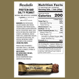 Barebells Protein Bars Salty Peanut - 12 Count, 20g High Protein Treats - Chocolate Nutrition Bar with 1g Total Sugars - On-The-Go Breakfast or Post-Workout Snack