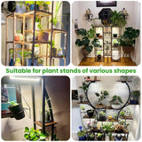 Wiaxulay 8 inches Grow Lights for Indoor Plants, 112 LEDs Full Spectrum Grow Light Strip, Under Cabinet Grow Lamp with Auto Timer 6/12/16 Hrs, 3 Lighting Mode, Ideal for Plant Stand, Shelf, 2 Pack