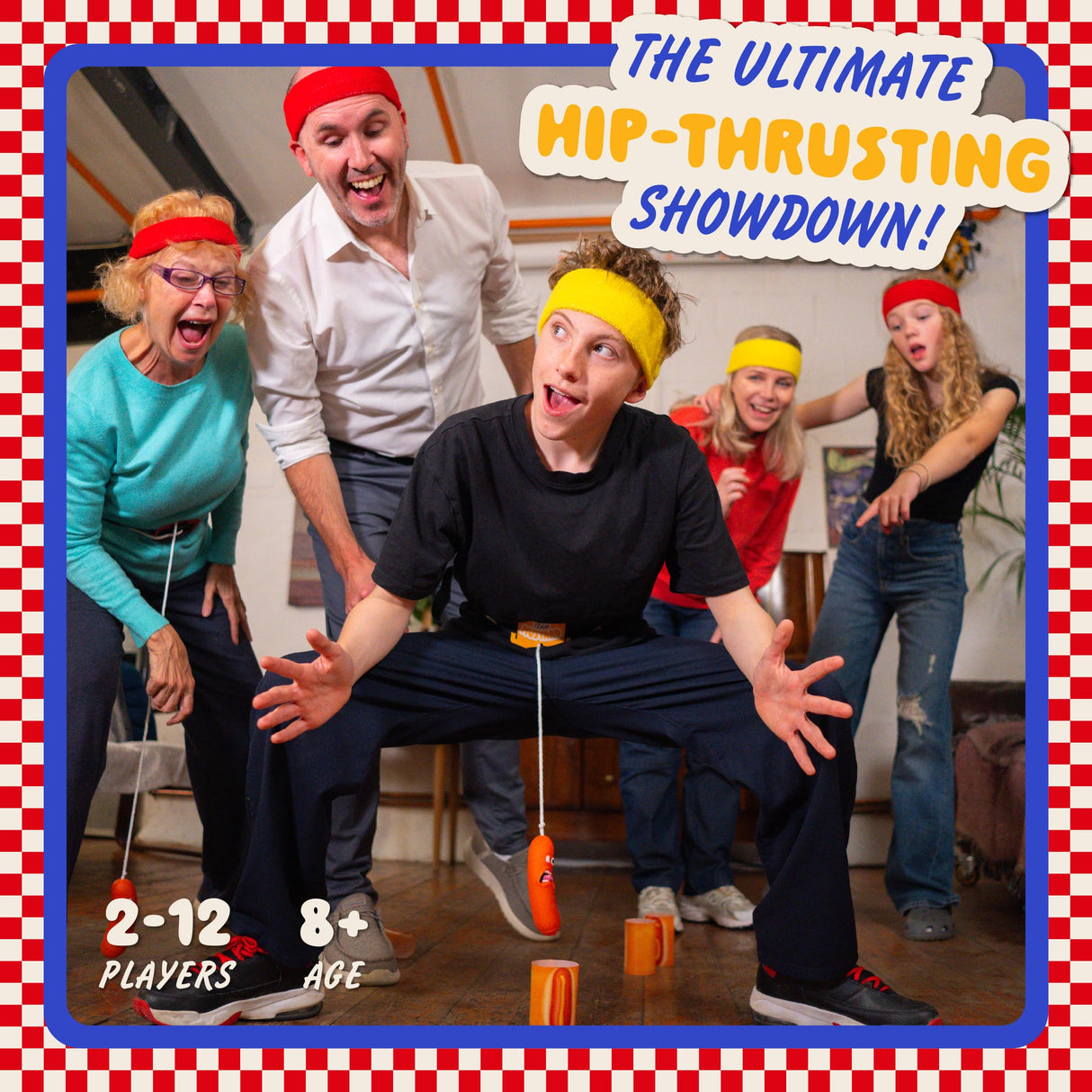 Lucky Egg Swing Your Sausage - Fun Family Party Games for Groups - Indoor Games for Adults and Kids - Perfect for Family Gatherings, Birthdays, and Christmas Party Games for Adults Game Night