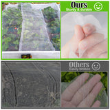 13'x32.8' Garden Netting for Strawberry Plants HDPE Fine Strawberry Bird Netting for Raised Bed Row Cover Screen Mesh Net for Fruit Tree Vegetable Flowers Large Area Garden Protection