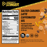 Honey Stinger Caffeinated Organic Energy Gel Variety Pack, 12 Packs Each of Salted Caramel Latte & Strawberry Kiwi, Caffeinated & Gluten Free, For All Exercises, Sports Nutrition for Home & Gym