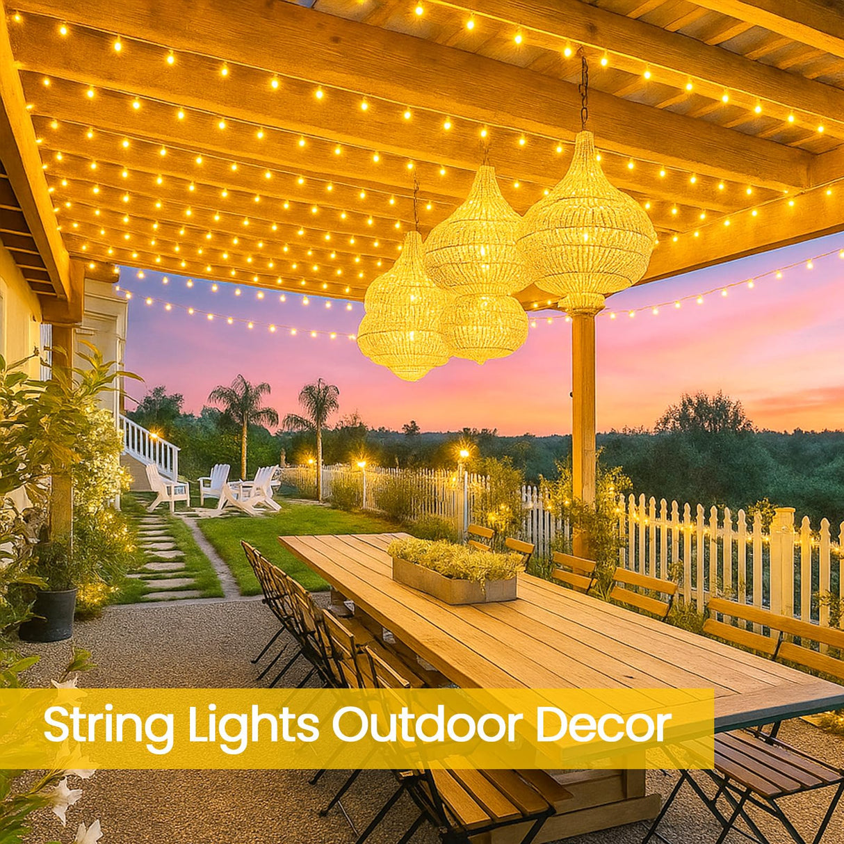 4 Pack 180FT Solar String Lights for Outside, Super Bright 320 LED Solar Christmas Light Outdoor Waterproof with 8 Modes, Green Wire Solar Twinkle Fairy Lights for Xmas Tree Party Yard (Warm White)