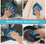 HOMEXCEL Navy Blue Microfiber Cleaning Cloth, 50 Pack Cleaning Towels for Kitchen, Lint Scratch Free, Highly Absorbent, and Reusable Cleaning Rags for House, Window and Glass, Cars, 11.5 X11.5 inch