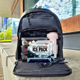ABOXOBOG Reusable Ice Packs for Lunch Box Long Lasting Slim Gel Freezer Packs for Cooler Bag Cooler Backpack, Keeps Food Cold Fresh for Work & School & Travel(6.5"x7.5"x4P)
