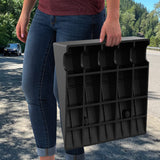 Nilight Rubber Curb Ramps, 5 Inches Rise Height Heavy Duty Rubber Threshold Ramp, Portable Driveway Ramps for Cars Wheelchairs Scooter Lawn Mower, 7000lbs Load Capacity, 2 Pack