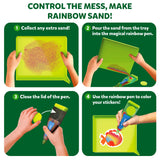 Skillmatics Sand Art Activity - Mess-Controlled DIY Animal Craft Kit with 50+ Colorful Stickers, Creative Arts & Crafts for Kids, Fun Hands-On Activity, Christmas Gifts for Ages 4, 5, 6, 7, 8, 9, 10