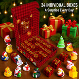 Intever Advent Calendar Christmas 2026, 24 Days of Surprise Rubber Ducks