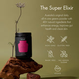 WelleCo The Super Elixir Daily Greens Powder, Probiotic Drink Mix with Whole Foods, Gluten Free, Vegan Gut Health Powder, Energy, Immunity, Healthy Skin, Hair & Nails (300g, Mixed Berry)