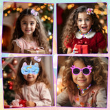 Unicorn Advent Calendar 2026 for Girls, Christmas Countdown Calendar for Kids, with 24 Days Xmas Surprise with Jewellery Bracelet Hair Accessories