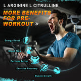 Sugar Free L Arginine Nitric Oxide Gummies 1300mg for Men & Women with L Citrulline, Beet Root, B3 | L Arginine L Citrulline Supplements for Performance, Muscle Growth & Recovery | Vegan, 60 Counts