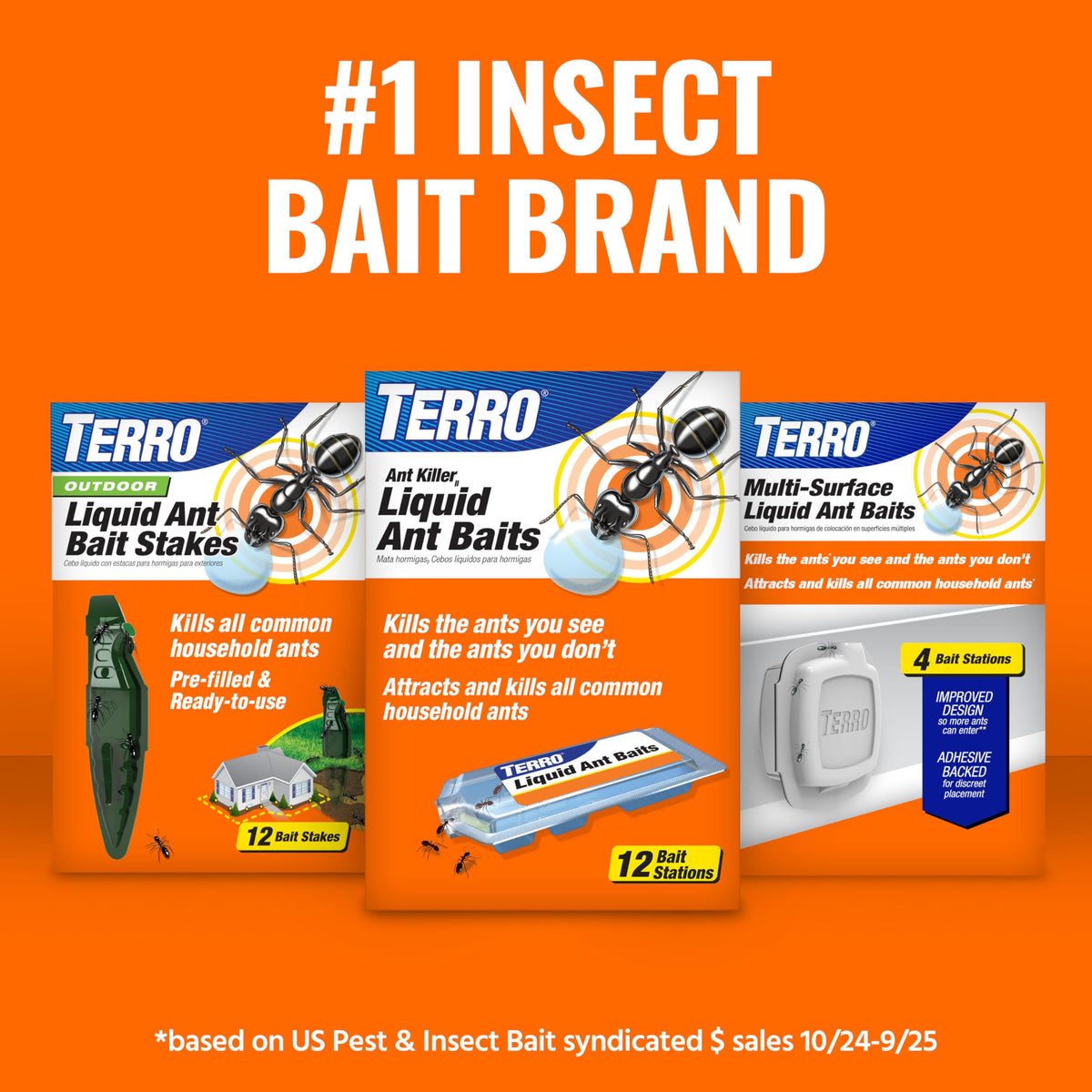 TERRO Roach Killer Gel Bait Stations, 12-Pack, Ready-to-Use Cockroach Bait