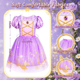 Princess Costumes for Girls, Princess Dress up Clothes for Girl 4-6