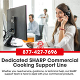 Sharp R-21LCFS Medium Duty Commercial Microwave (Dial Timer, 1000-Watts, 120-Volts) (Update of R-21LCF),Silver