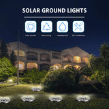 OULONGER Solar Lights Outdoor 16 Pack, Solar Garden Outdoor Waterproof Pathway Lights Bright In-Ground Light Outdoor Lighting Decor for Lawn, Patio, Yard, Driveway, Step and Walkway White Light