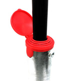 American Ground Screw Model 2 Premium No Dig Ground Anchor - Post & Flag Pole Base Ground Mount - Screw in Post Stake, 22" Inch Long, (Fits Round Poles 1” - 2 3/8") Replacement Fence Post Anchor DIY
