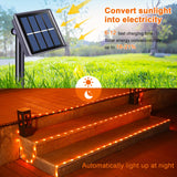 JMEXSUSS Orange Halloween Solar Lights, 66 ft 200 LED Rope Lights Outdoor Waterproof, PVC Tube Orange Christmas String Lights for Halloween Thanksgiving Fall Party Tree Fence Christmas