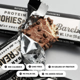 Barebells Protein Bars Cookies & Cream - 12 Count, 20g High Protein Treats - Chocolate Nutrition Bar with 1g Total Sugars - On-The-Go Breakfast or Post-Workout Snack