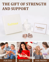 Fashtour 100% Pure Copper Rings for Women & Men, Adjustable Handmade Rings