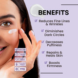 Excuse My Frank Bakuchiol Age Defense Eyecream, Korean Eye Cream, Gentle Cream, Natural Retinol, Dark Circles Puffiness & Firming, Anti Aging, Wrinkle Care, Fragrance Free, Vegan1.01fl oz