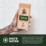 Dr. Squatch NEW Body Wash for Men with Nourishing, Natural Ingredients | No Paraben, Phthalate, Sulfate | Wood Barrel Bourbon (14 oz), Coconut Castaway & Pine Tar (8 oz, 2-Pack) & Body Scrubber