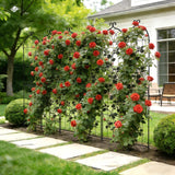 VEVOR 4 Packs Metal Garden Trellis for Climbing Plants Outdoor 87x21in, Rustproof Plant Tall Trellis for Rose Vine Flowers and Vegetables