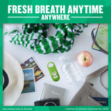 Listerine Freshburst Pocketmist Fresh Breath Oral Care Mist, Non-Aerosol Sugar-Free Minty Breath Refresher Spray to Kill 99% of Bad Breath Germs, Portable, Spearmint Flavor, 7.7 mL, 6 Sprays