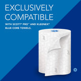 Scott Professional Automatic Hard Roll Paper Towel Dispenser (34348), Black, Wall Mounted, for ScottPro Blue Core Commercial Hand Towels (Qty 1)
