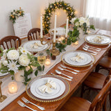 WDF 200 Pieces Silver Plastic Silverware Disposable - 50Guests Silverware Plastic Cutlery - Disposable Utensils Includes 100 Forks, 50 Spoons, 50 Knives Perfect for Christmas Wedding or Party