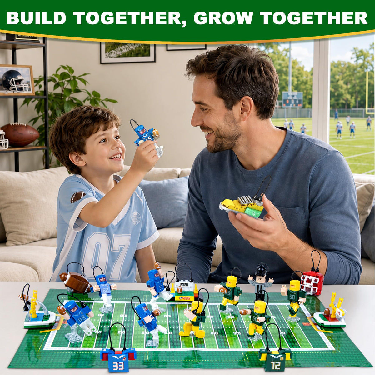 Football Advent Calendar 2026, 24 Days Building Blocks for Kids