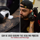 Hustle Bubbles Tattoo Aftercare Tattoo Soap Antibacterial Soap To Clean New Tattoos & Piercings Essential Tattoo Supplies 7oz