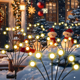 ZFNN Solar Garden Lights Outdoor, 4 Pack Firefly Swaying Lights, Waterproof Garden Decor for Yard Patio Pathway Lawn, Gardening Gifts for Women Christmas Decoration