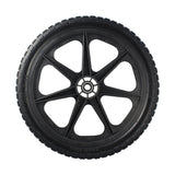 Marathon 92010-2PK Flat-Free 20" Tire and Wheel Assembly, Centered Hub, Ball Bearings, Heavy-Duty Plastic Spoked Wheel, Replacement for Rubbermaid Big Wheel and other Carts, Easy Install, 2 Pack
