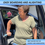 Portable Car Door Handle Assist - 2 Pack Vehicle Support Handle, Easy Sit To Stand Assistance For Seniors And Handicapped, Supports Up To 450 Pounds