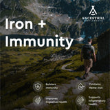 Ancestral Supplements Grass Fed Beef Spleen Supplement, 3000mg Beef Organ Spleen Support Formula Promotes Digestive, Immune, Iron, Energy and Allergy Health, Non GMO, 180 Capsules