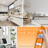 Lysol Air Sanitizer Spray with Odor Eliminator for Home & Office, Sanitizing Spray, Air Freshener Alternative, Tropical Sunset Scent, 10 oz (Pack of 3)