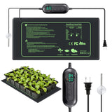 Toaspa Seedling Heat Mat with Thermostat Controller, Plant Warming Mat for Indoor Growing, Seed Starting Heater Mat Temperature & Timer Set, Waterproof Heat Mat for Germination Fermentation Greenhouse