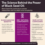 BioNatal Ethiopian Black Seed Oil 5oz Glass– Cold Pressed Nigella Sativa Producing Black Cumin Seed Oil, Unrefined & Non-Filtered, High TQ Up to 4.64% – Supports Immune System, Digestion & Joints