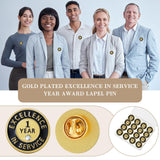 Ferreve Years of Service Pin Anniversary Lapel Pin for Employee,50,5 Year