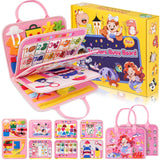 2 Year Old Girl Christmas Birthday Gift - Montessori Busy Board Book for Toddler Girls (Age 1-3), Sensory Learning Activity Toys, Road & Airplane Travel Toys