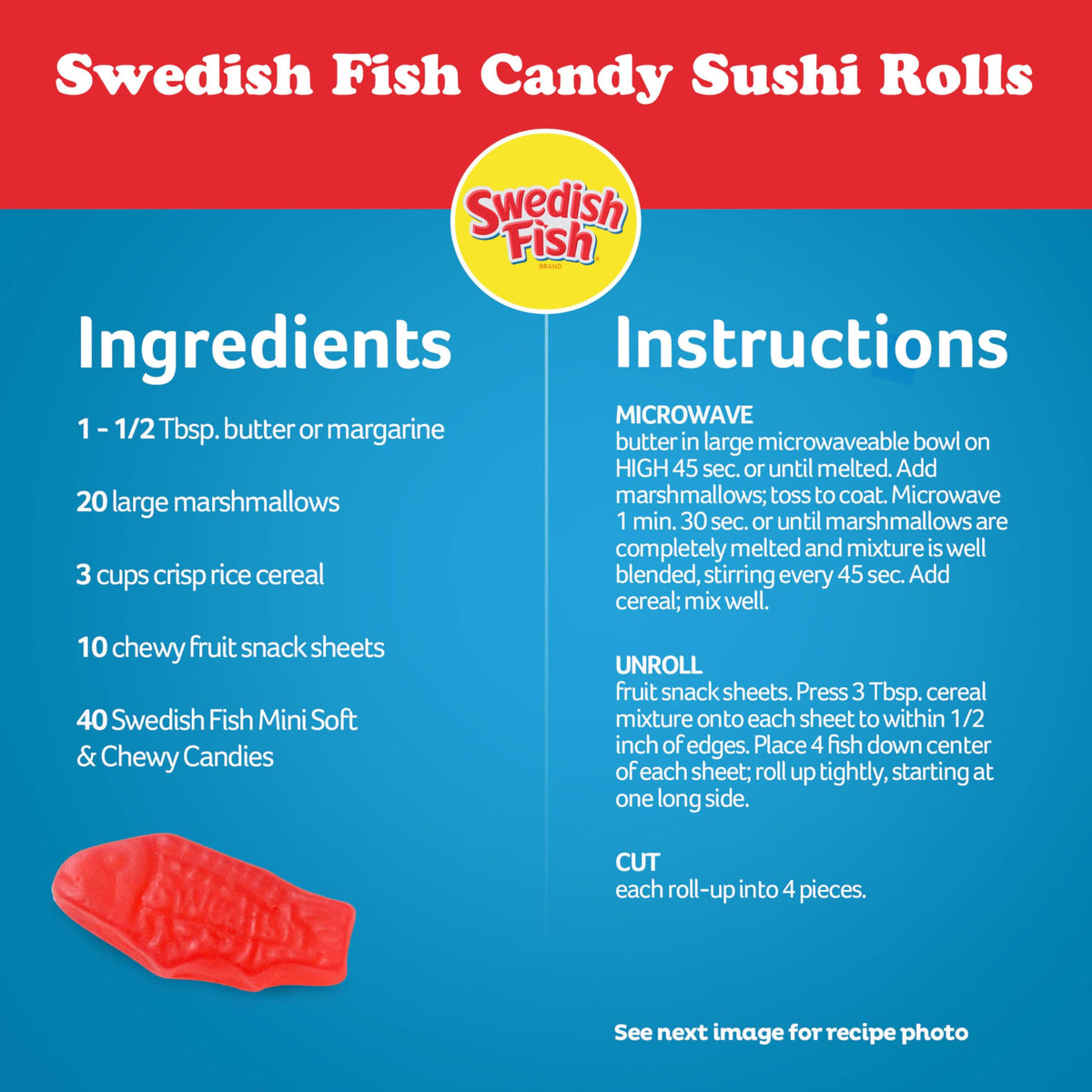 SWEDISH FISH Mini Soft & Chewy Gummy Candy, Bulk Candy, 24-2 oz Bags