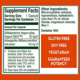 Align Probiotic, Digestive De-stress, Probiotic for Women and Men with Ashwagandha, Helps with a Healthy Response to Stress, Gluten Free, Soy Free, Vegetarian, 21 Capsules
