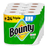 Bounty Select-A-Size Paper Towels, White, 8 Triple Rolls = 24 Regular Rolls