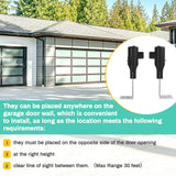 for Genie Garage Door Sensor, Replacement for Genie/Overhead Garage Door Sensor, Compatible with Genie/Overhead Garage Door Opener Made After 1993, Item Includes Two Sensors (Receiving&Sending)