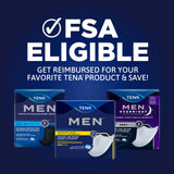 TENA Men Overnight Incontinence Guard, Bladder Control, Discrete, Overnight Absorbency, 120 Count