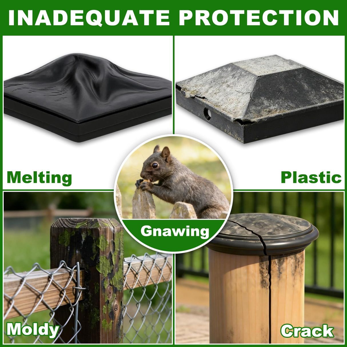 Azdele 4x4 Heavy Duty Aluminum Pyramid Post Caps Cover for 4x4 Nominal Wood Post(True 3.5" x 3.5"), with Matte Finish Powder Coated Surface, for Fence Wood Post of Decks or Corridors Black 4 Pack