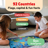 BEST LEARNING i-Poster My World - Interactive Talking World Map for Kids