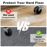 AiBOB Office Chair Mat for Hardwood Floor & Tile Floor, 36" x 48"Heavy Duty Computer&Desk Chair Mat for Rolling Chairs, Hard Floor Protector for Home Office